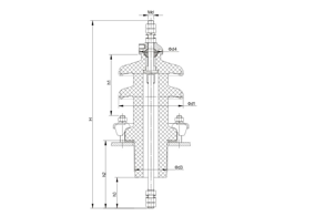 EN欧标套管12~36kV /250~630A螺纹连接套管
