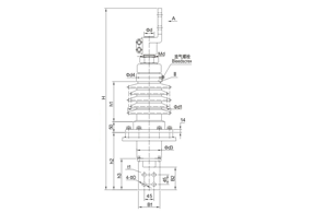铝法兰瓷套管12~24kV/2000~5000A穿杆式套管